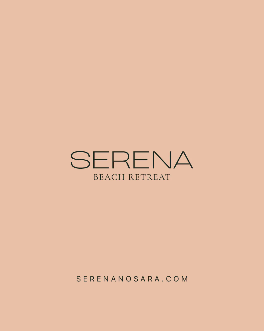 Serena Beach Retreat wordmark, serenanosara.com